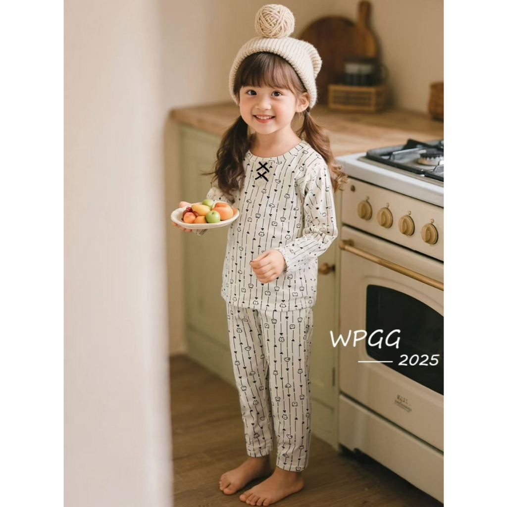 LITTLE CANDICE - NA EUN Baju Tidur Anak Perempuan | Sleep Suit Bayi | Baju Tidur Adem Halus Bahan Co
