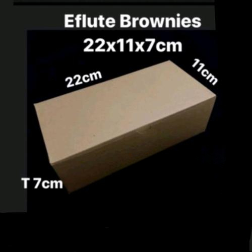 

Box Eflute Brownies Box Tanpa Laminasi Box Hampers Ukuran 22x11x7cm⁣