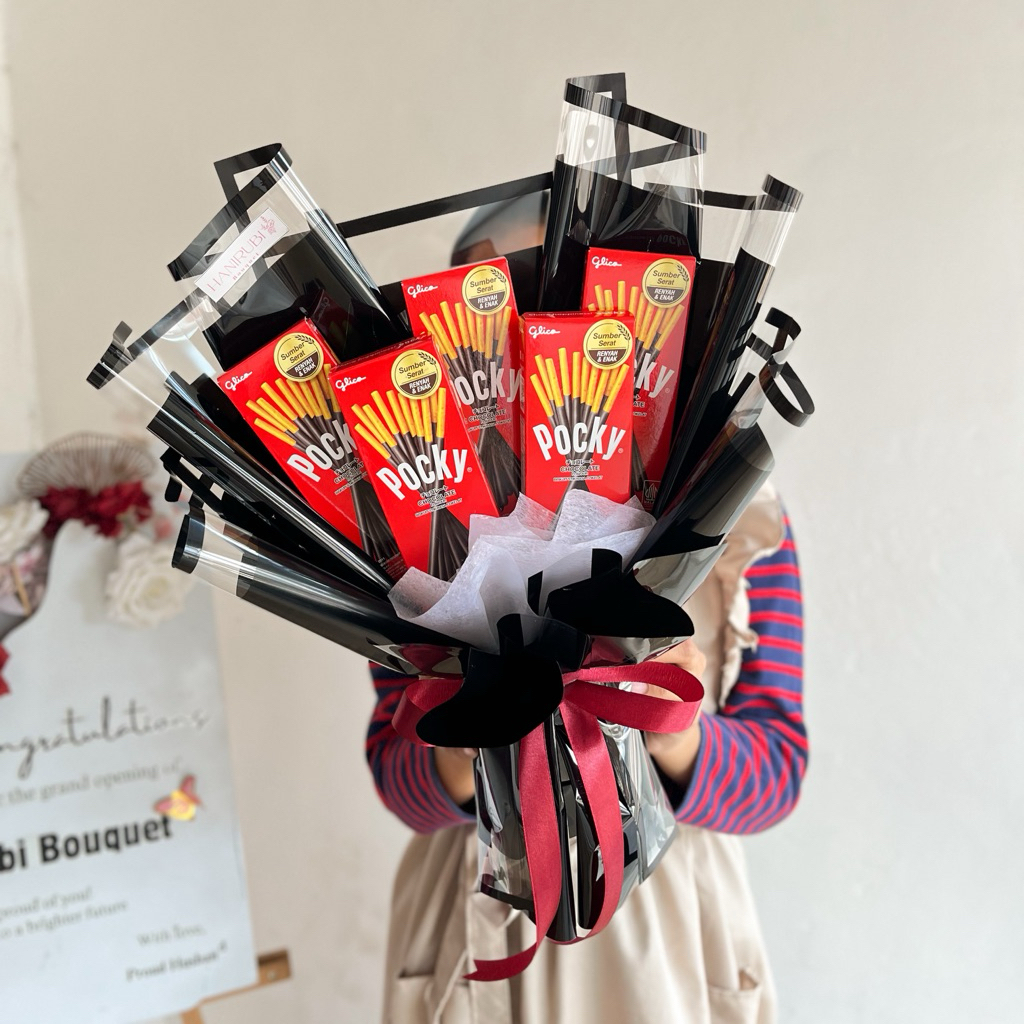 

Techaddict Store [Pocky] Pocky Bouquet Snack Buket Pocky Buket Snack Coklat Buket Wisuda Buket