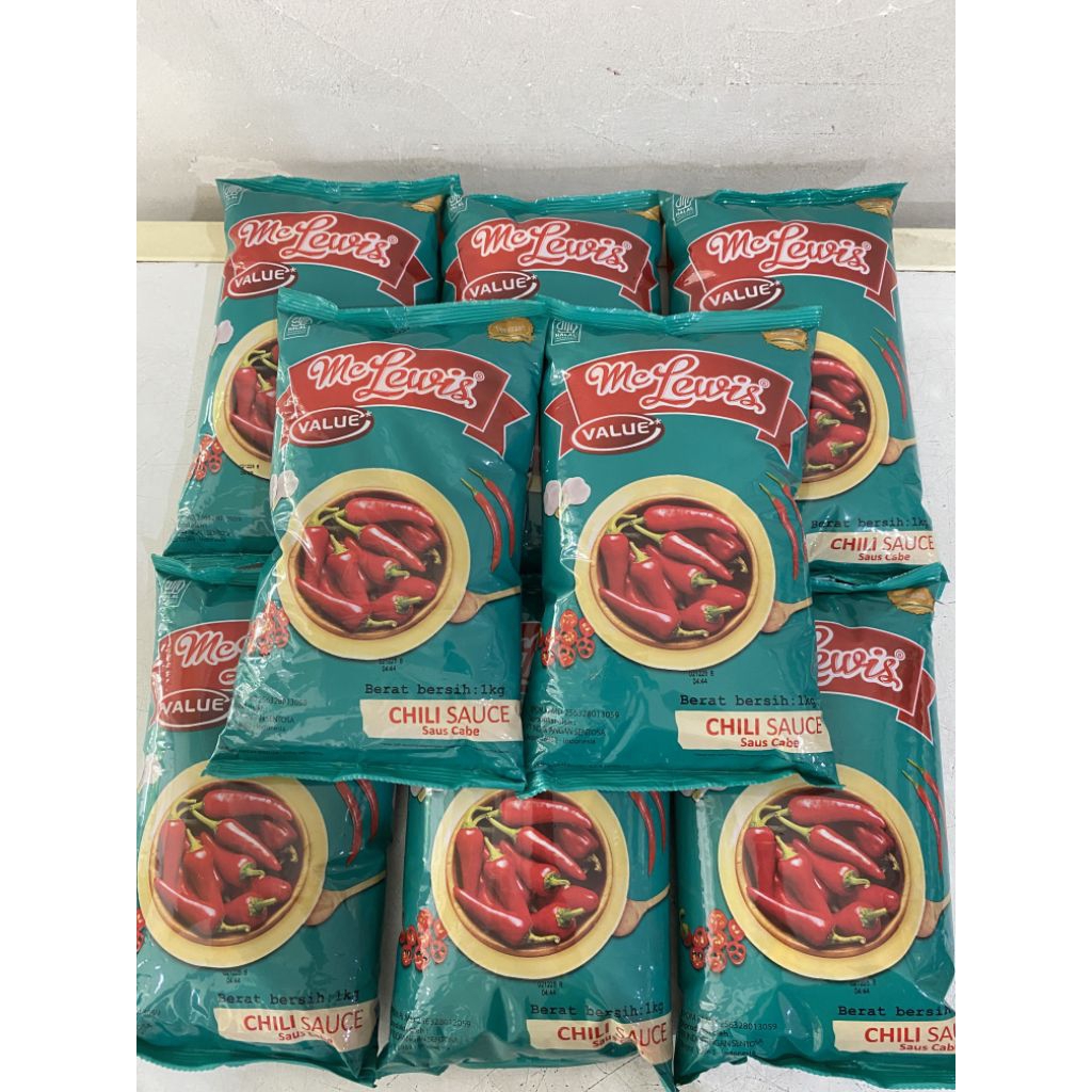 

MC LEWIS chili sauce 1 kg | mc lewis saus cabe | saus cabe