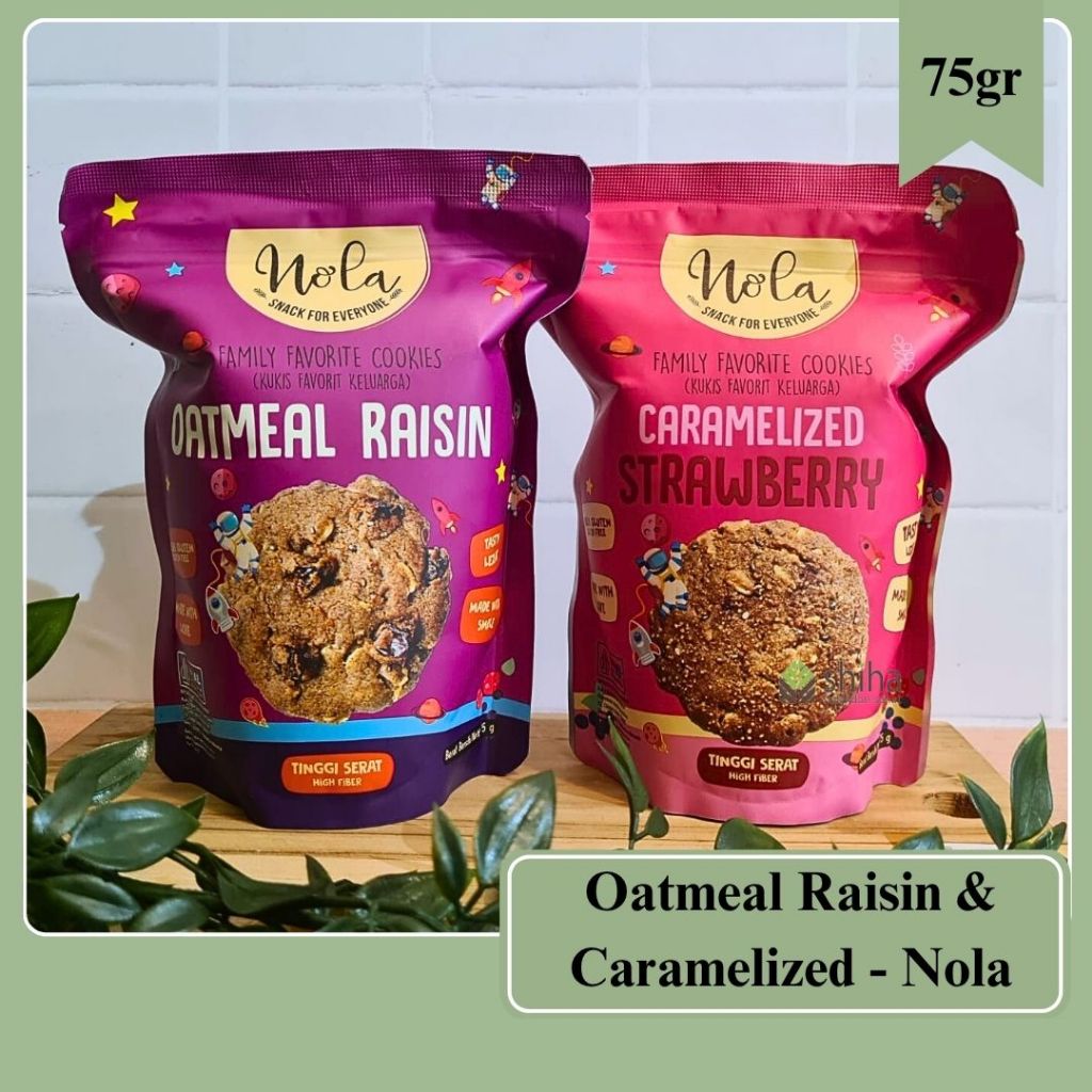 

Cookies Gluten free nola - Chocolate /Choco Chips /Strawberry /Oatmeal Raisin | Warungshiha