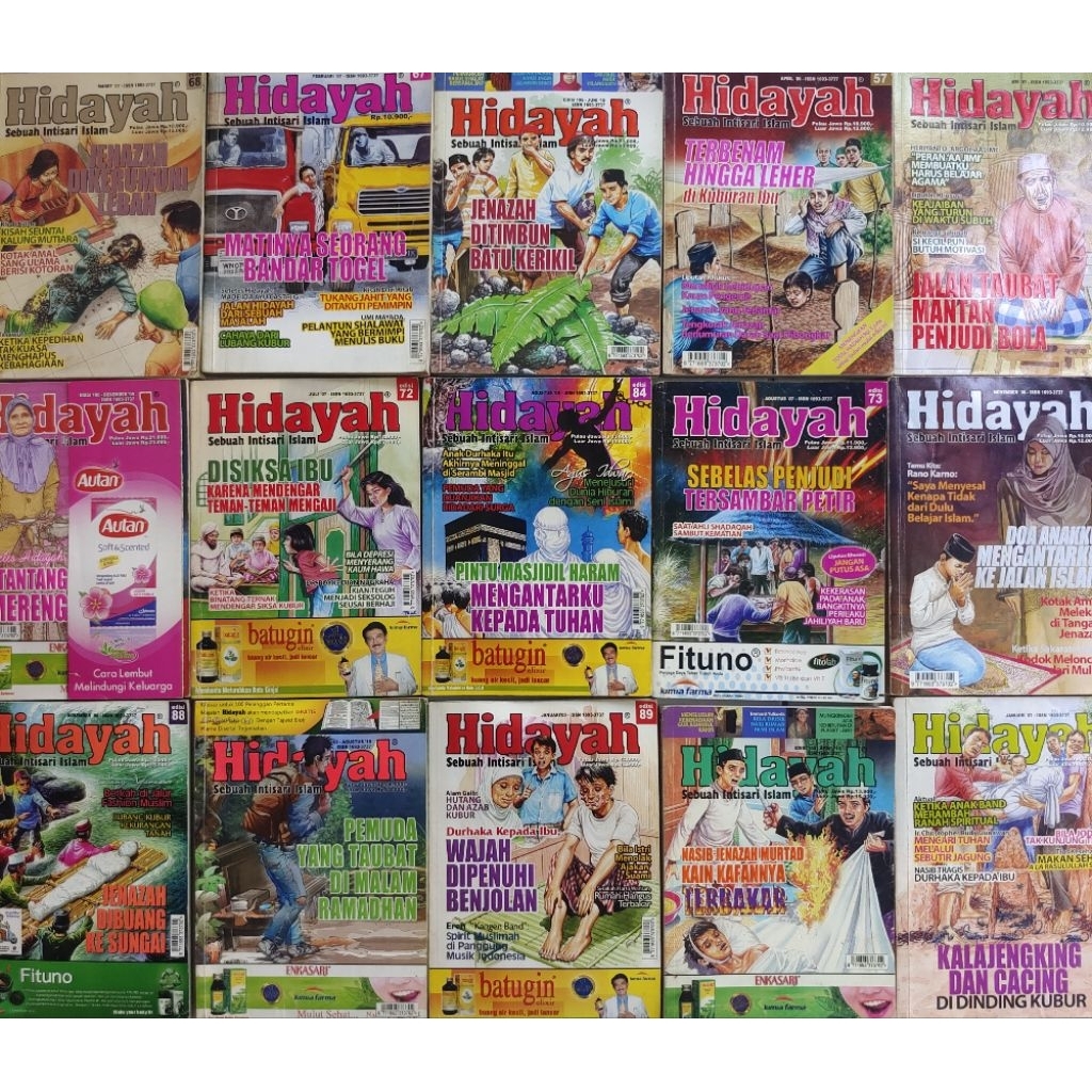 MAJALAH HIDAYAH MAJALAH BEKAS