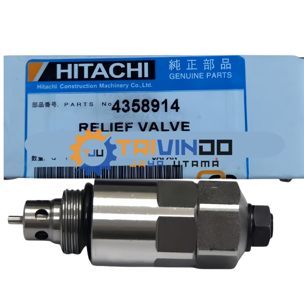 4358914 PRESSURE RELIEF CONTROL VALVE HITACHI ZAXIS200/210/110