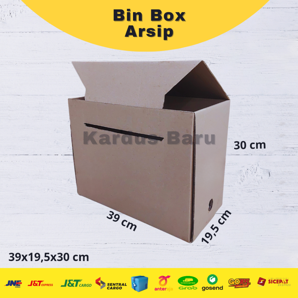 

Dus Arsip Ukuran 39x19,5x30 cm / Box file / Kardus Dokumen / Bin Box Tutup