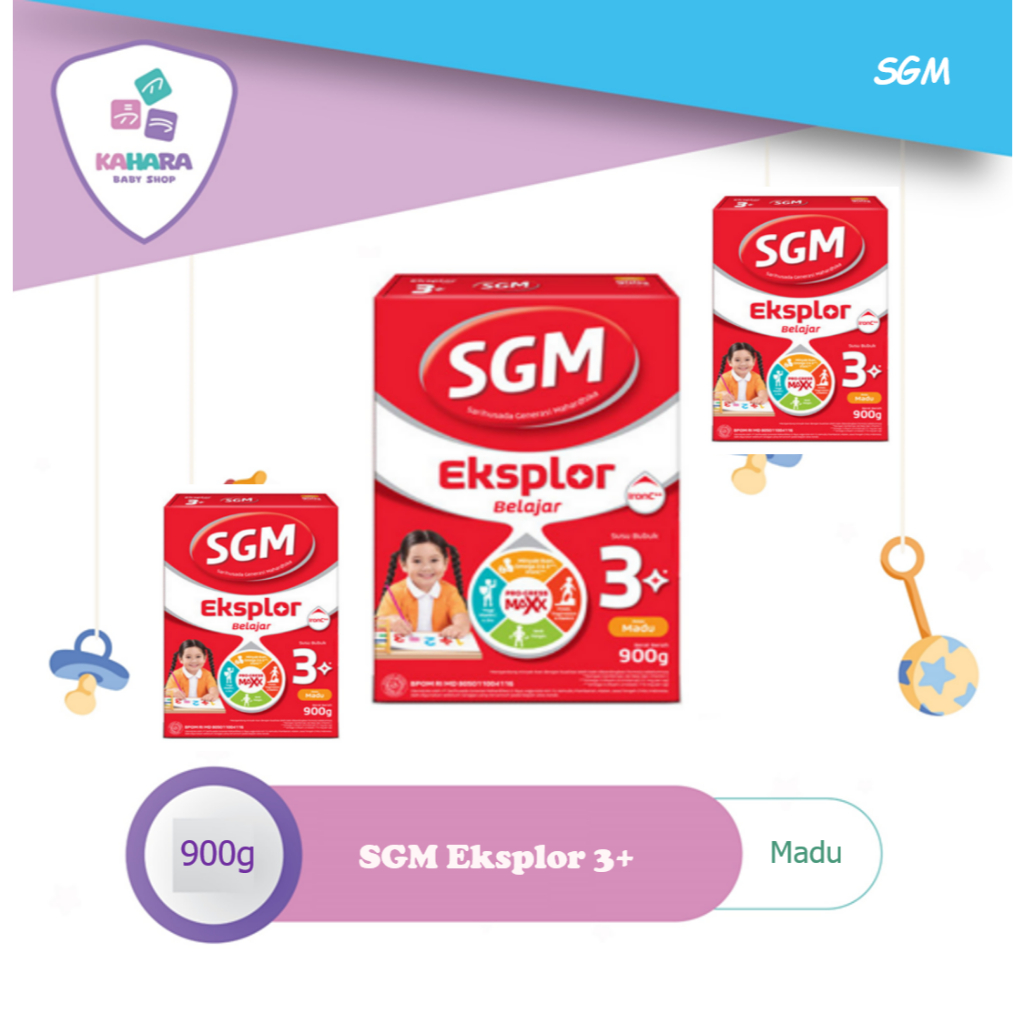 

SGM Eksplor 3+ Madu 900g Susu Formula Anak