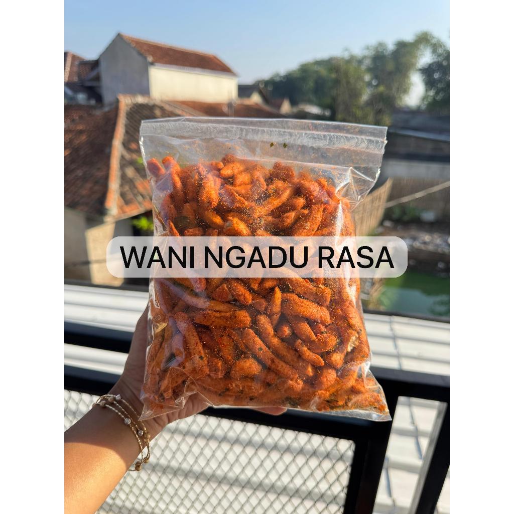 

Basreng Kemasan 500 Gram Pedas dan Ori Etra Daun Jeruk