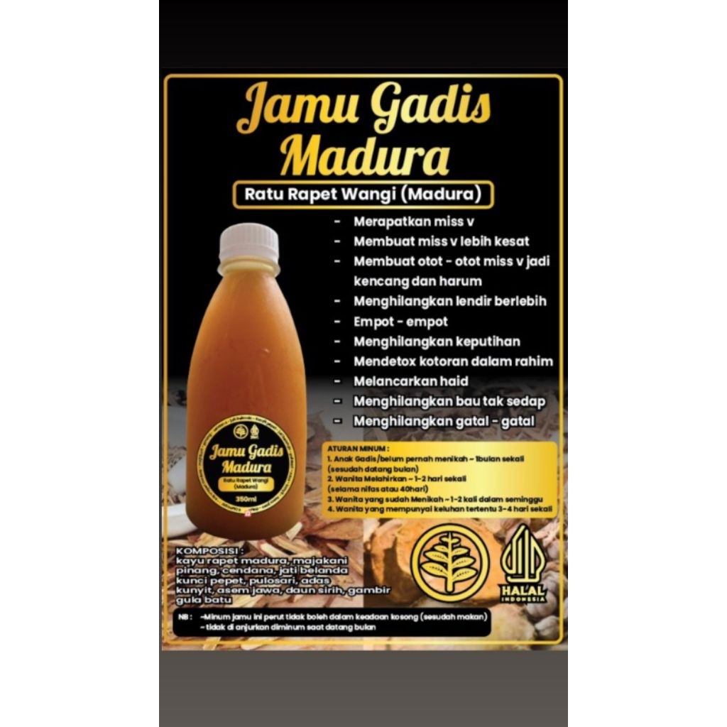 

JAMU !!! Seng Seng Shett..