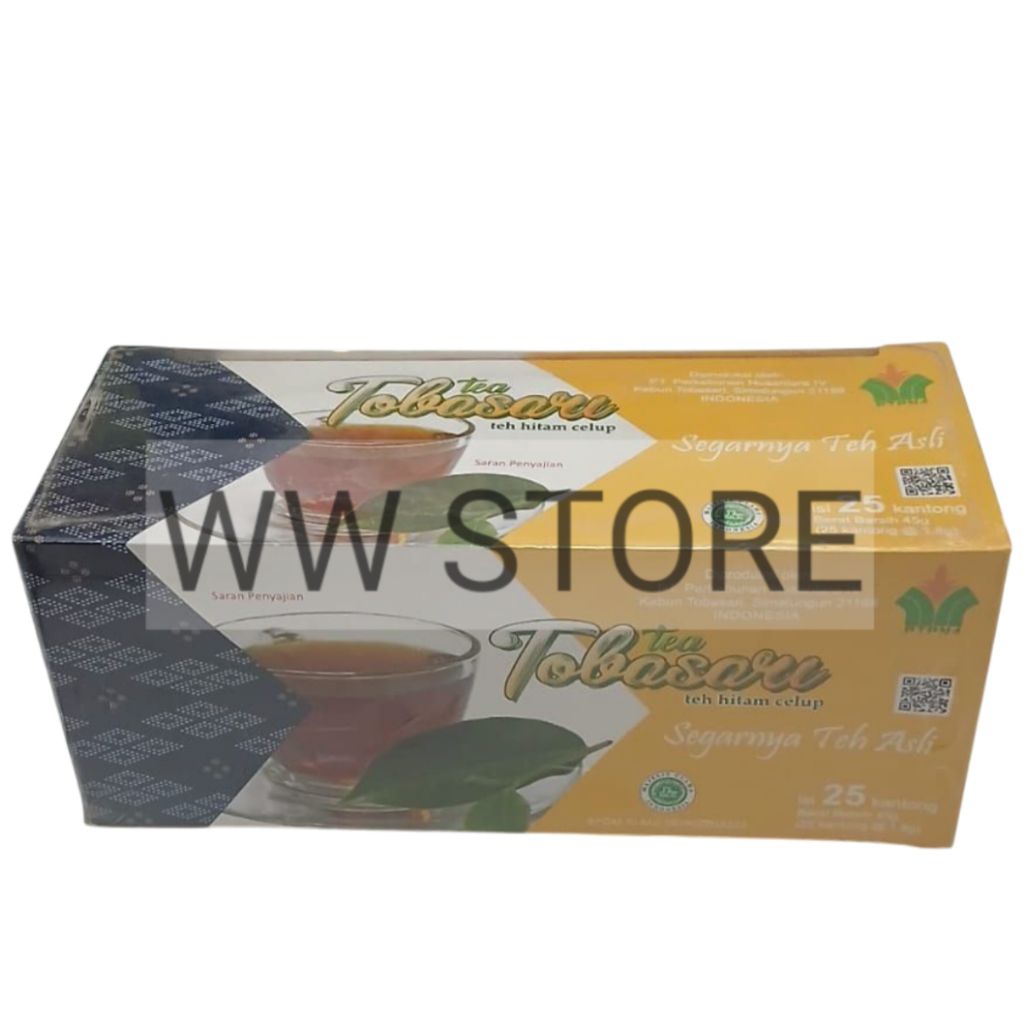 

Teh hitam celup halal MUI PTPN IV Tobasari Tea 45g ( 25 kantong x 1.8g )
