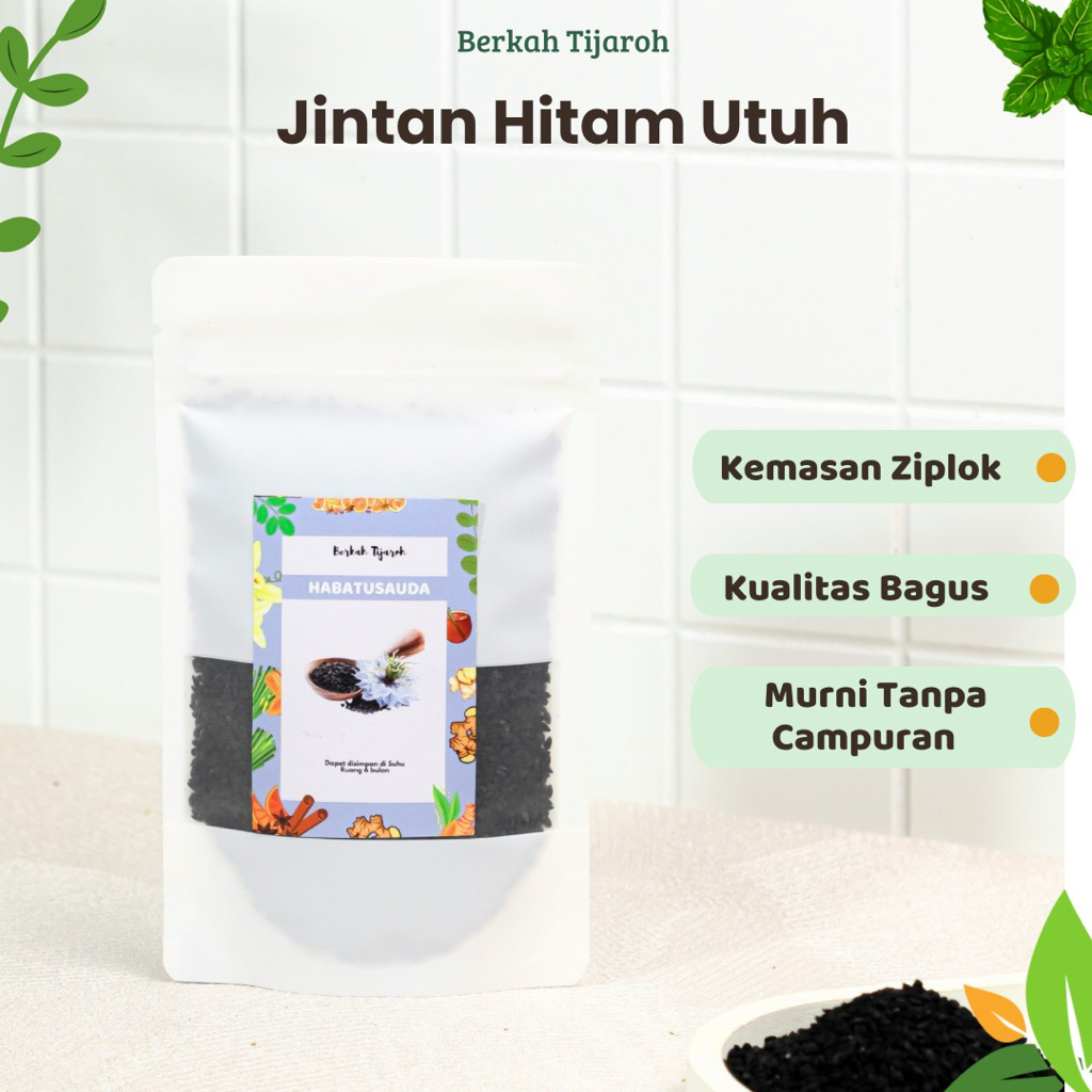 Biji Jinten Hitam  Habbatusauda  Jinten Hitam Habbatussauda
