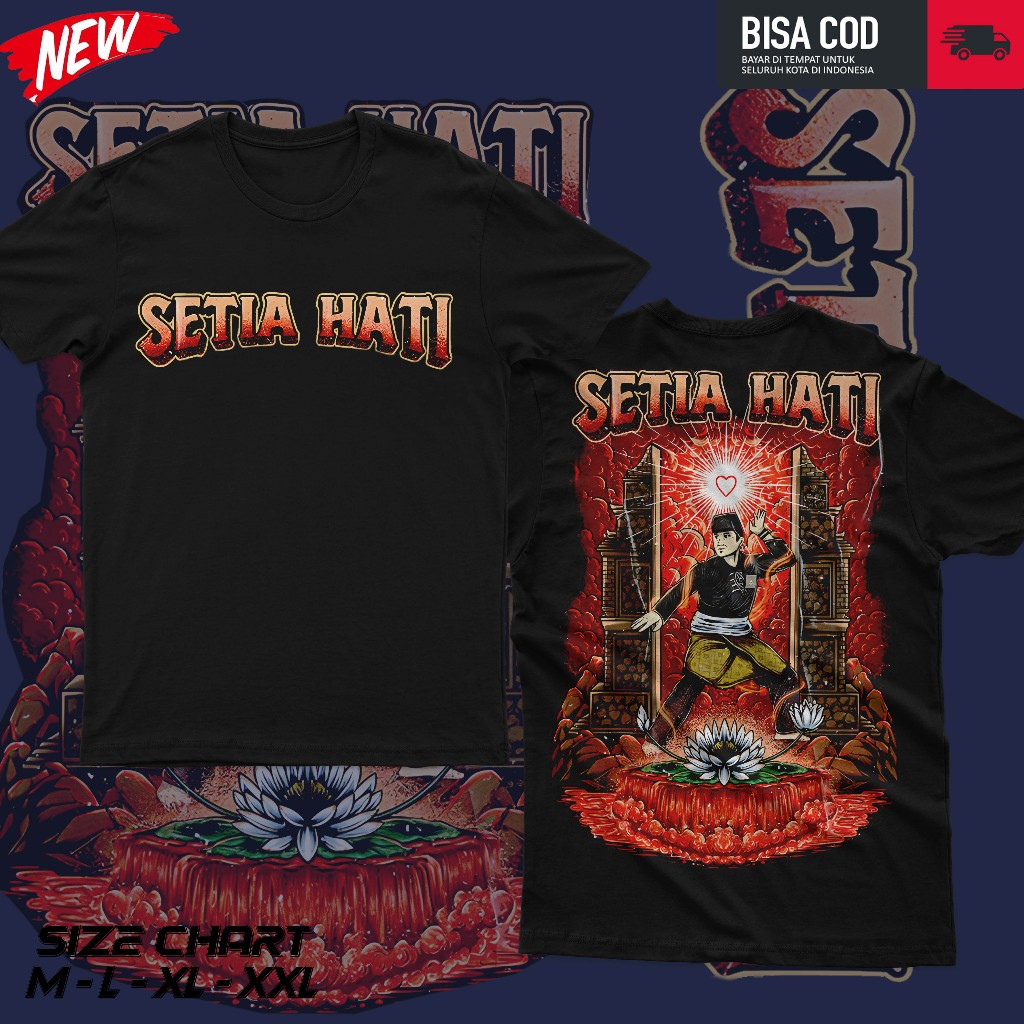 T-SHIRT KAOS BAJU PSHT SH TERATE JEMBER TERBARU SIMPLE KEREN MURAH PRIA WANITA