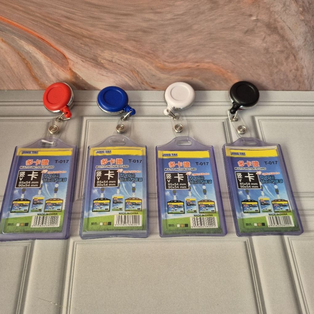 

Id Card Holder 2 Slot Jingtay T017 + Yoyo Id List Putar Yoyo Swing Casing Nametag 2 kartu + Yoyo Id Card Putar