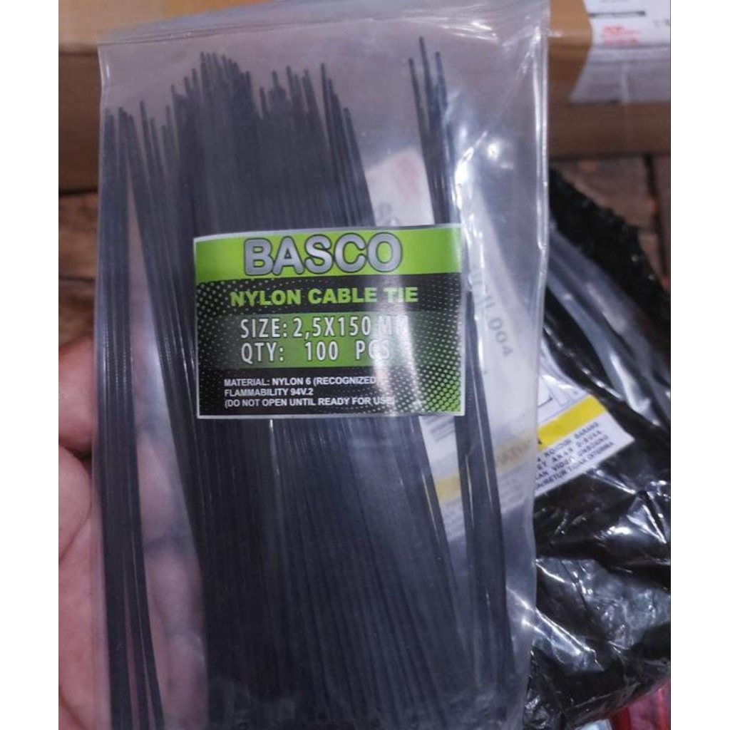 

Kabel Ties 2,5x150 Hitam Basco