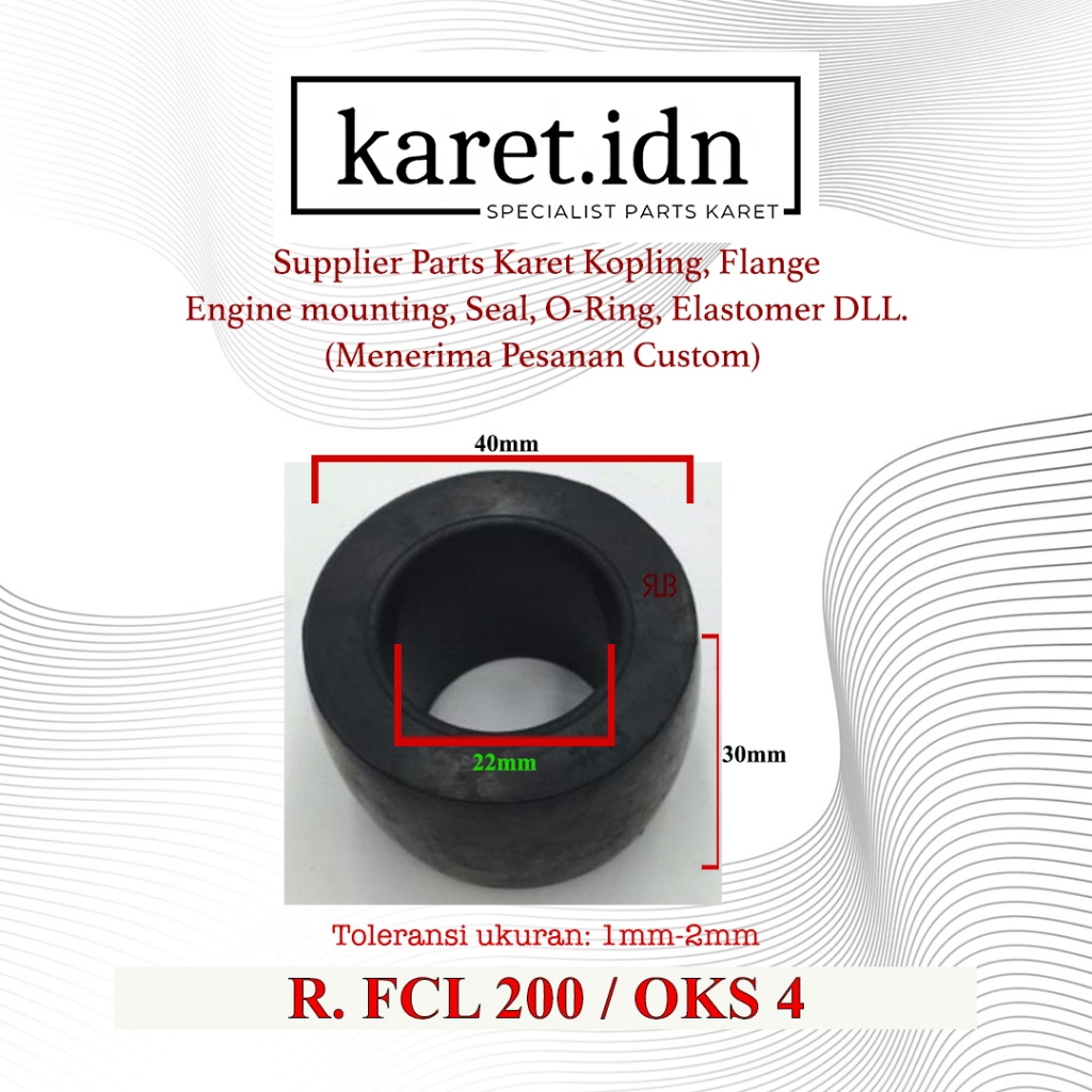 KARET KOPLING FCL 200 NBK/ F4 fcl4 #4 / rubber coupling Fcl 4 F4 #4 OKS 4 NBK