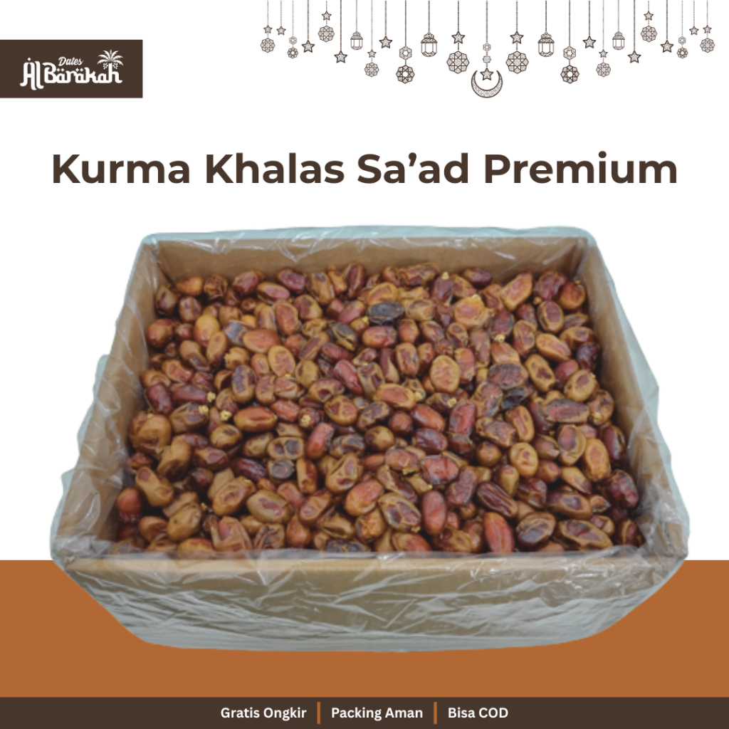 

Kurma Khalas Saad Premium Original Manis Lembut Berkualitas
