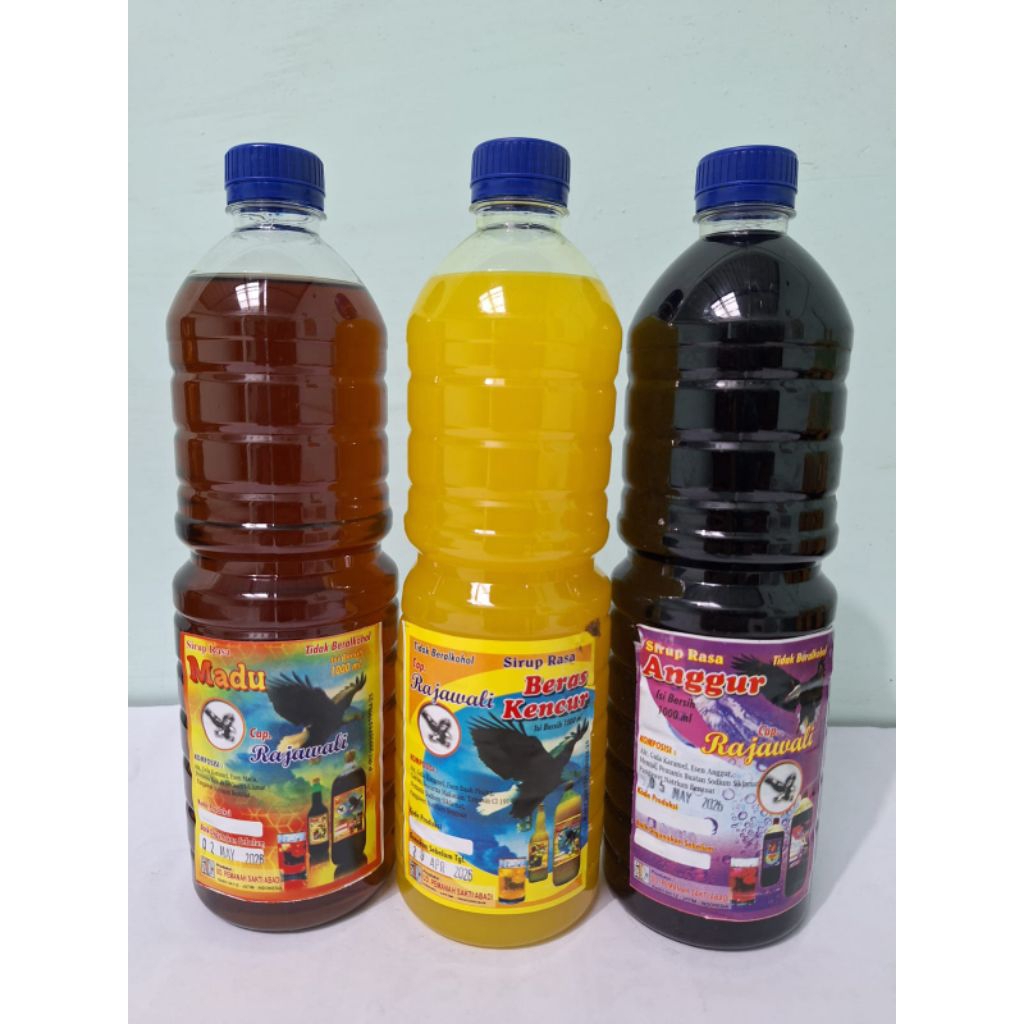 

Sirup Madu | Sirup Anggur | Sirup Beras Kencur 1 liter