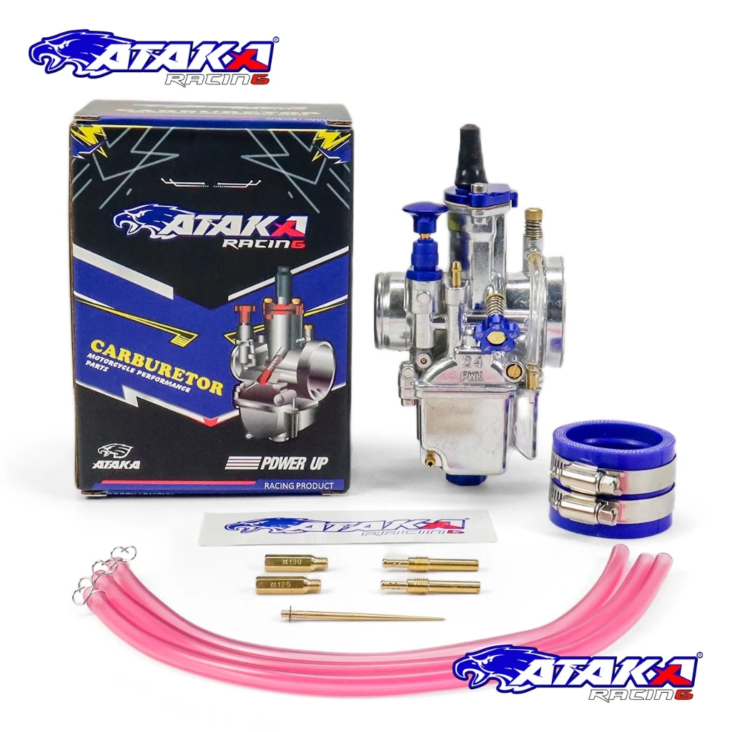 ATAKA RACING KARBURATOR KARBU PWK 24 26 28 30 32 34 36 38 mm UNIVERSAL