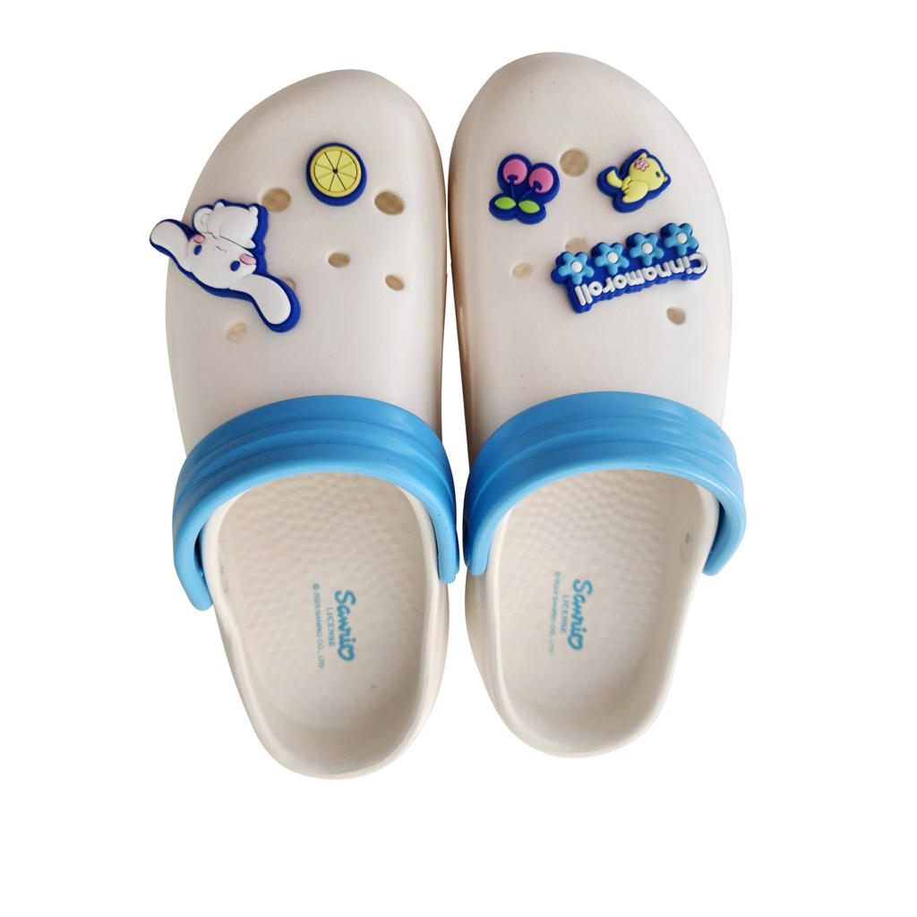 COD Sandal MINISO Cinnamoroll Floral Clogs Slippers Miniso Sandal Cinnamoroll Slippers Sanrio