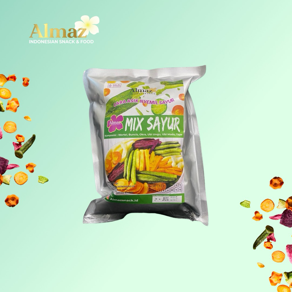 

Almaz Snack - Keripik Sayur (90gr) (Foil Package)