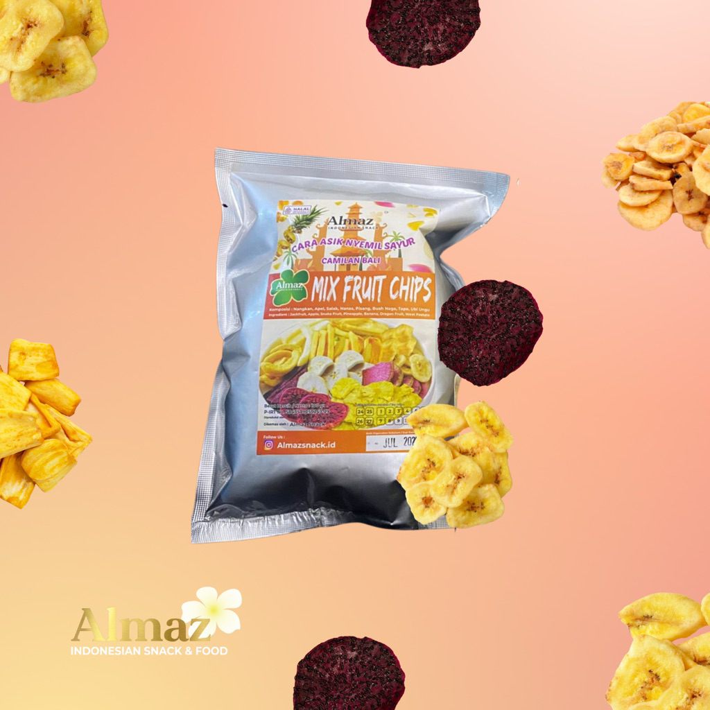 

Almaz Snack - Keripik Buah (100gr) (Foil Package)