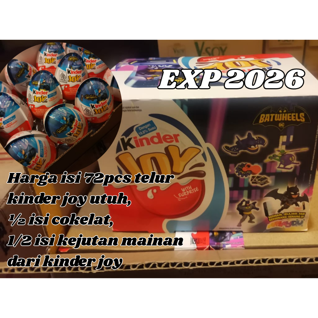 

KINDER BOY 1 DUS ISI 72 PCS kinder boy 1 dus isi 72 pcs