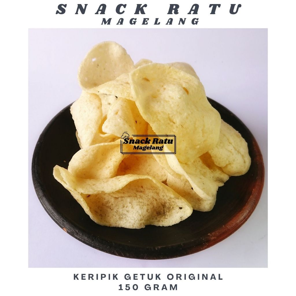 

Keripik Getuk | Jet Kolet Original Gurih Asin - Berat 150gr | Keripik Khas Borobudur Magelang