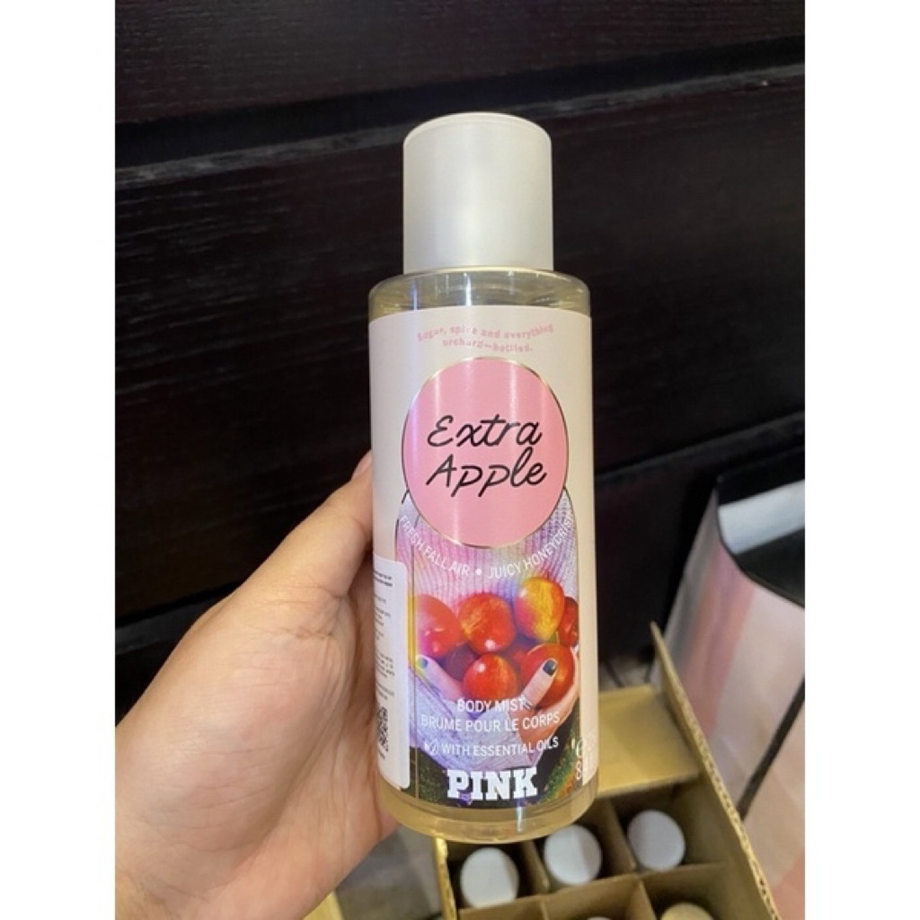 VS Victoria's Secret Pink Extra Apple Body Mist 250ml Original Store SALE