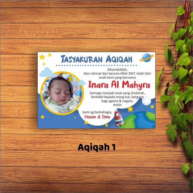 

Stiker Aqiqah Tema Baru - 2025 (50Pcs)