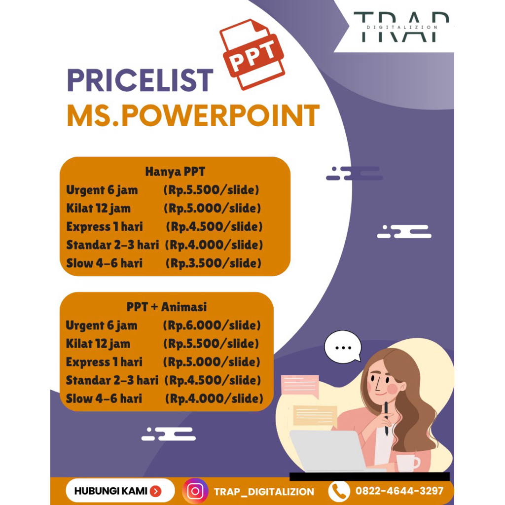 Jasa Pembuatan Ms.Powerpoint (PPT)
