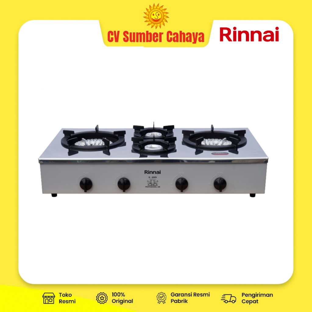 Rinnai Kompor Gas 4 Tungku - RI-4RSP RI4RSP RI 4 RSP