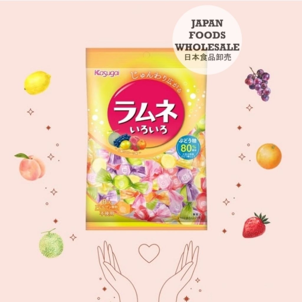 

Kasugai Ramune Iro Iro Candy / permen jepang / permen impor / candy