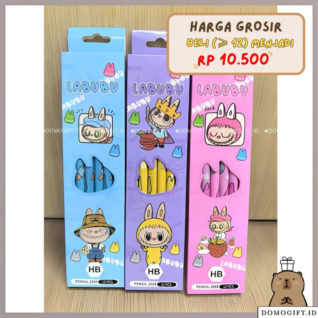 

Pensil Penghapus 1 Set Raut Box Motif Cartoon Lucu Alat Tulis Set isi 10 Pcs 12 Pcs AT40