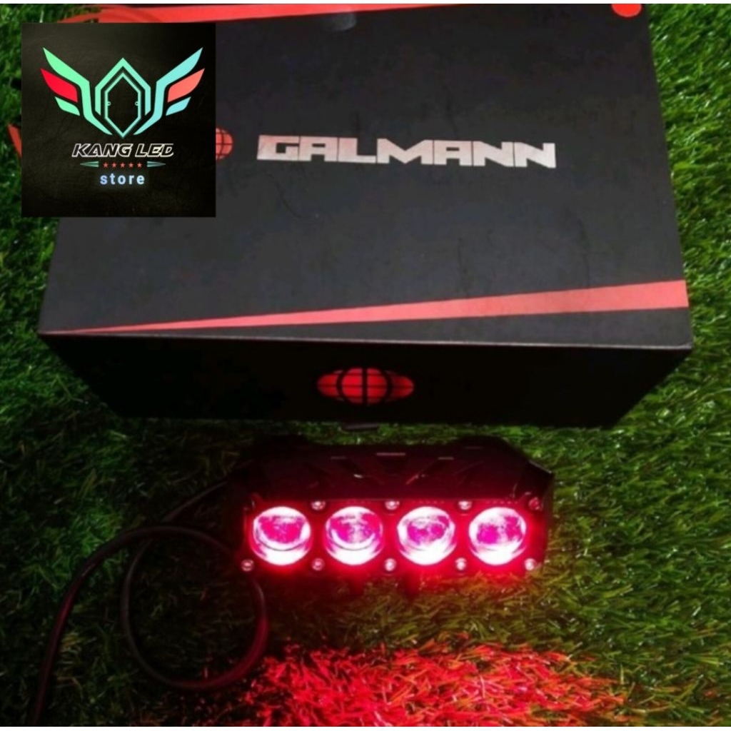 SQL 4 MATA GALMAN MIN PORJI LASERGUN ORIGINAL IMPORT PUTIH KUNING-DENGAN MERAH,1PCS