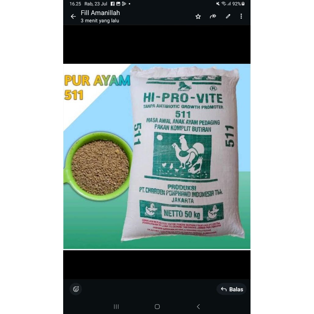 pakan ayam 511B