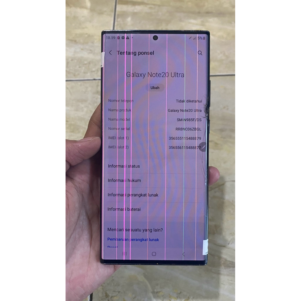 Samsung Galaxy Note 20 Ultra 8/512 Minus lcd