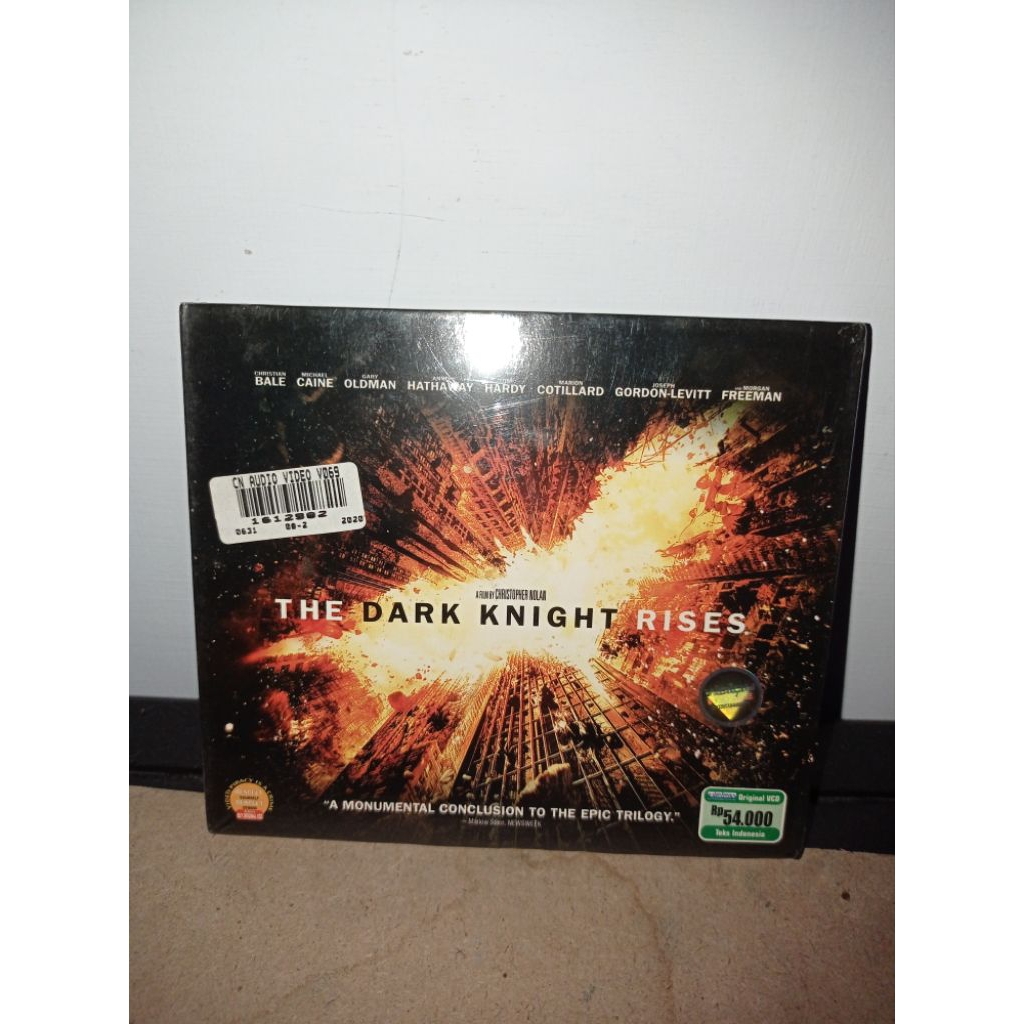 VCD The Dark Knight Rises segel