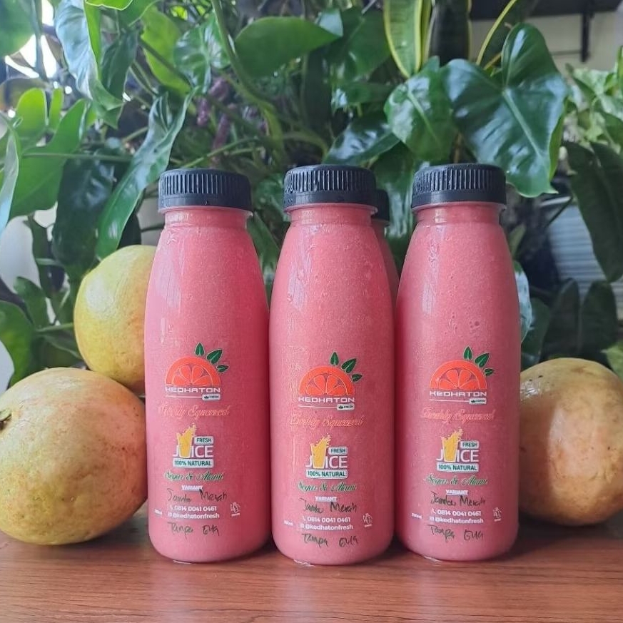 

Jus Jambu Merah - 100 % Alami & Segar - 350ml