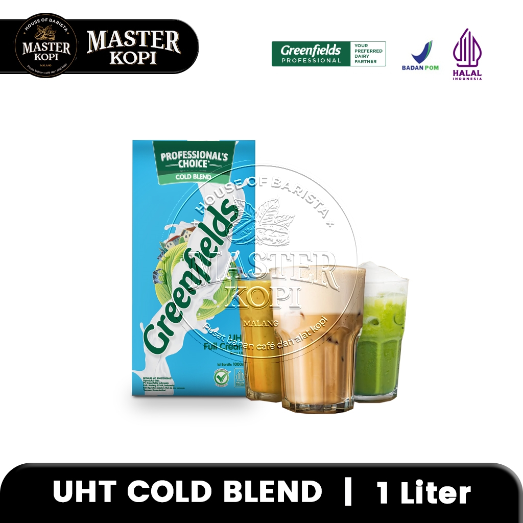 

Susu Greenfields UHT COLD BLEND Professional's Choice Milk Full Cream 1 Liter