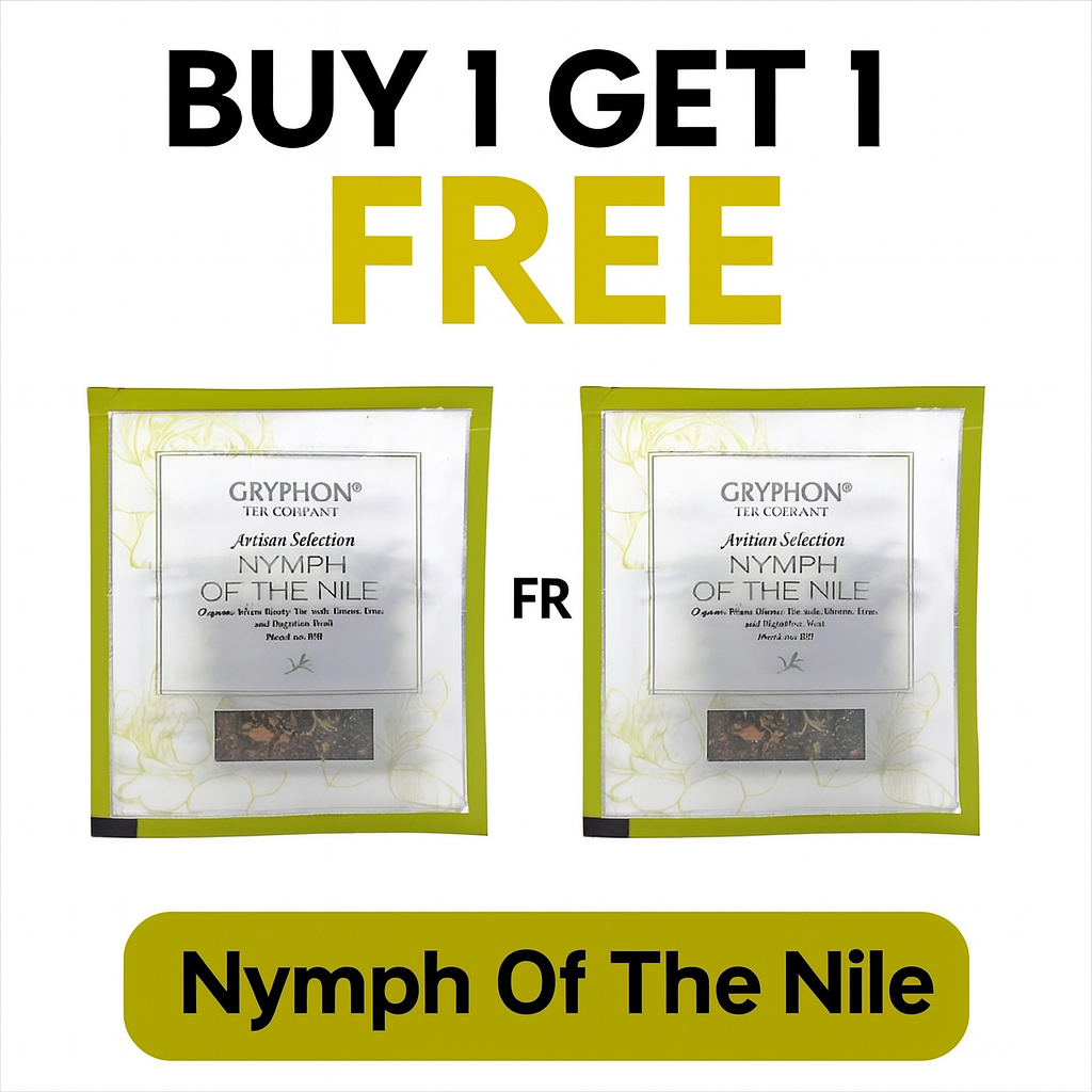 

Gryphon Nymph of The Nile White Tea Artisan Selection 3gr Per Sachet – Teh Putih Rose Basil Premium