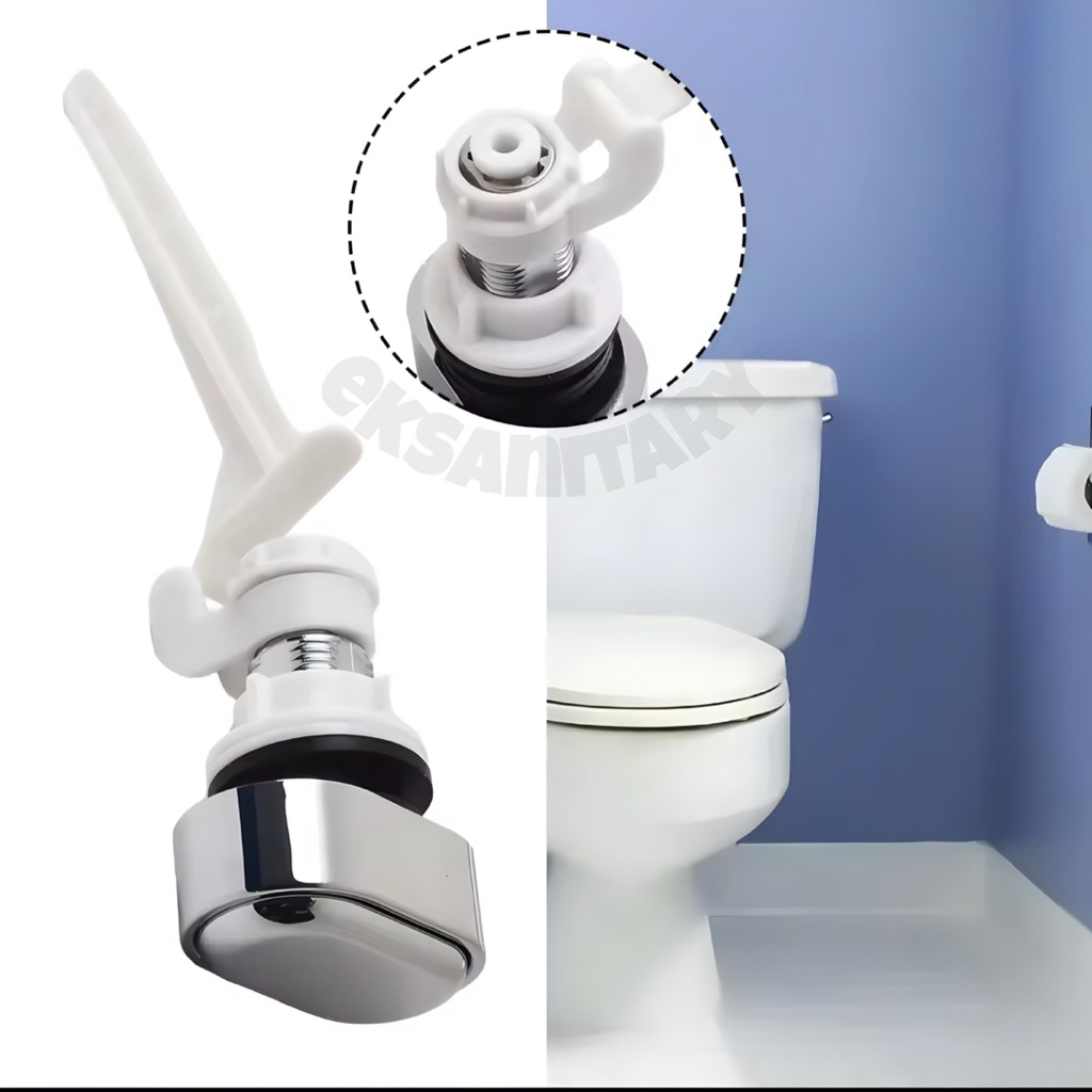 TOMBOL CLOSET DUDUK MODEL HANDLE SAMPING/tombol samping closet toilet duduk