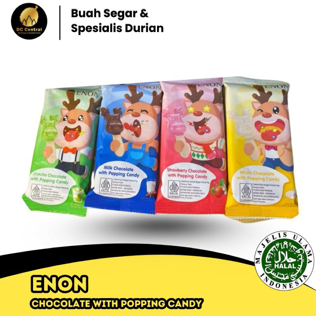 

Enon Chocolate Stick Animal Karakter 15g