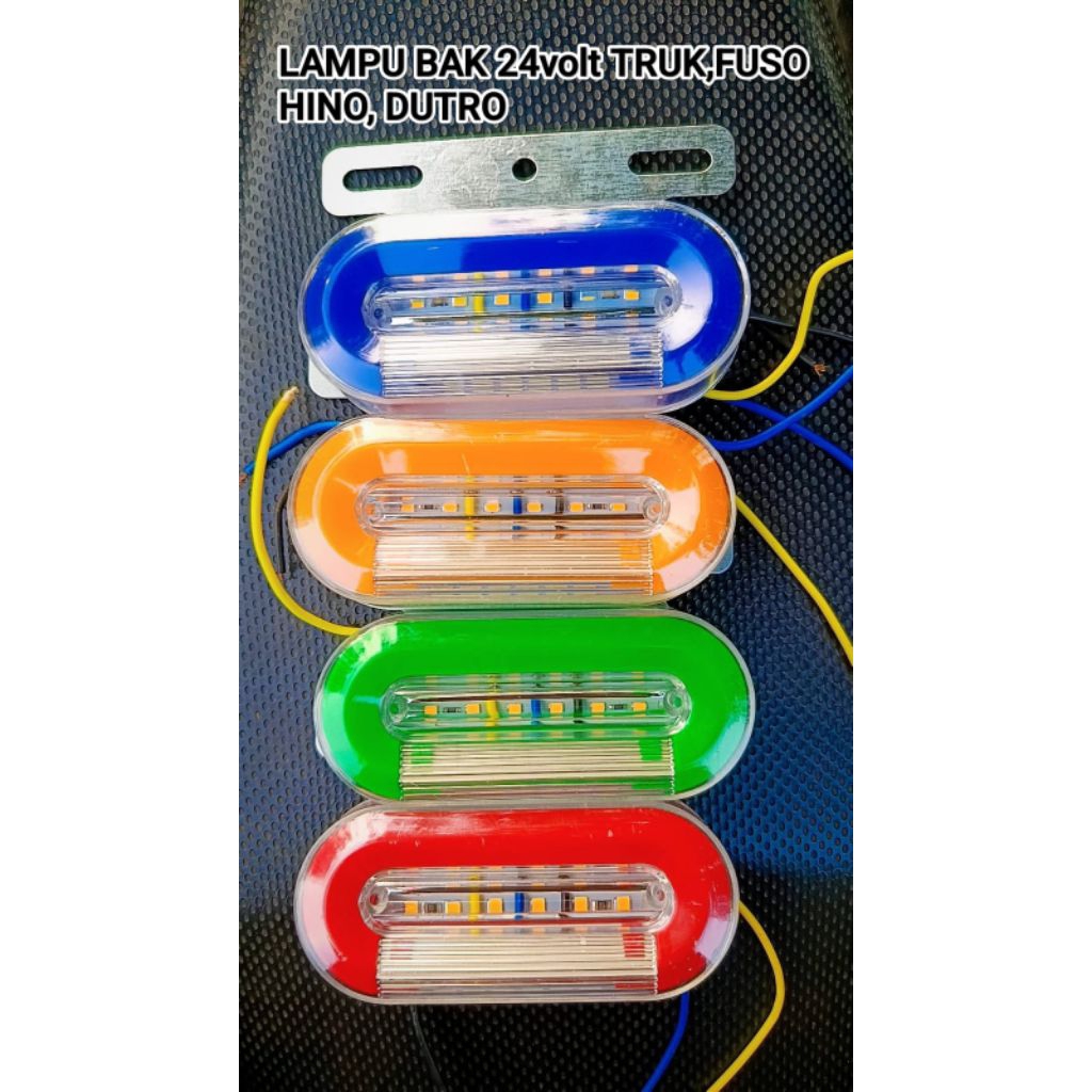 lampu led variasi bak samping 24v,lampu led bak truk,hino,fuso,dutro 24v 1pcs