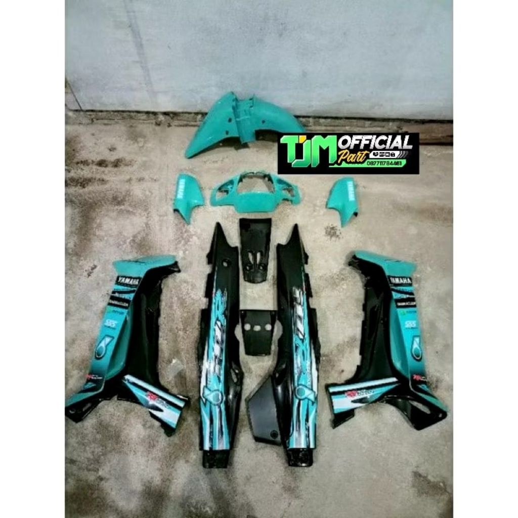 COVER BODI YAMAHA FIZ R VEGA R VEGA LAMA FULL SET SLEBOR DEPAN 125Z SETRIPING PETRONAS