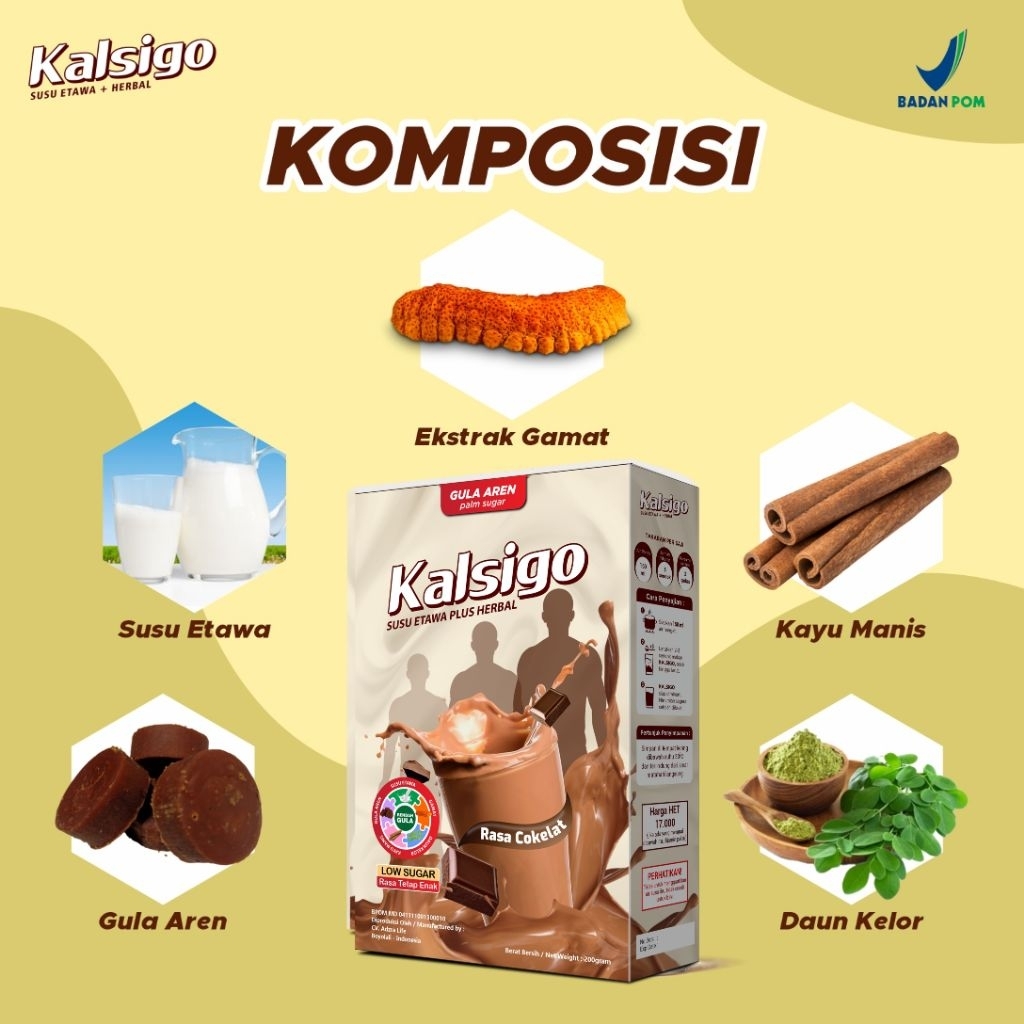 kalsigo susu etawa gamat