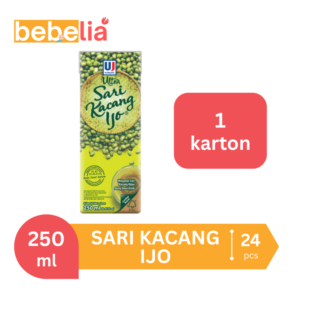 

Sari Kacang Ijo Ultra 250 ml 1 dus isi 24 pcs