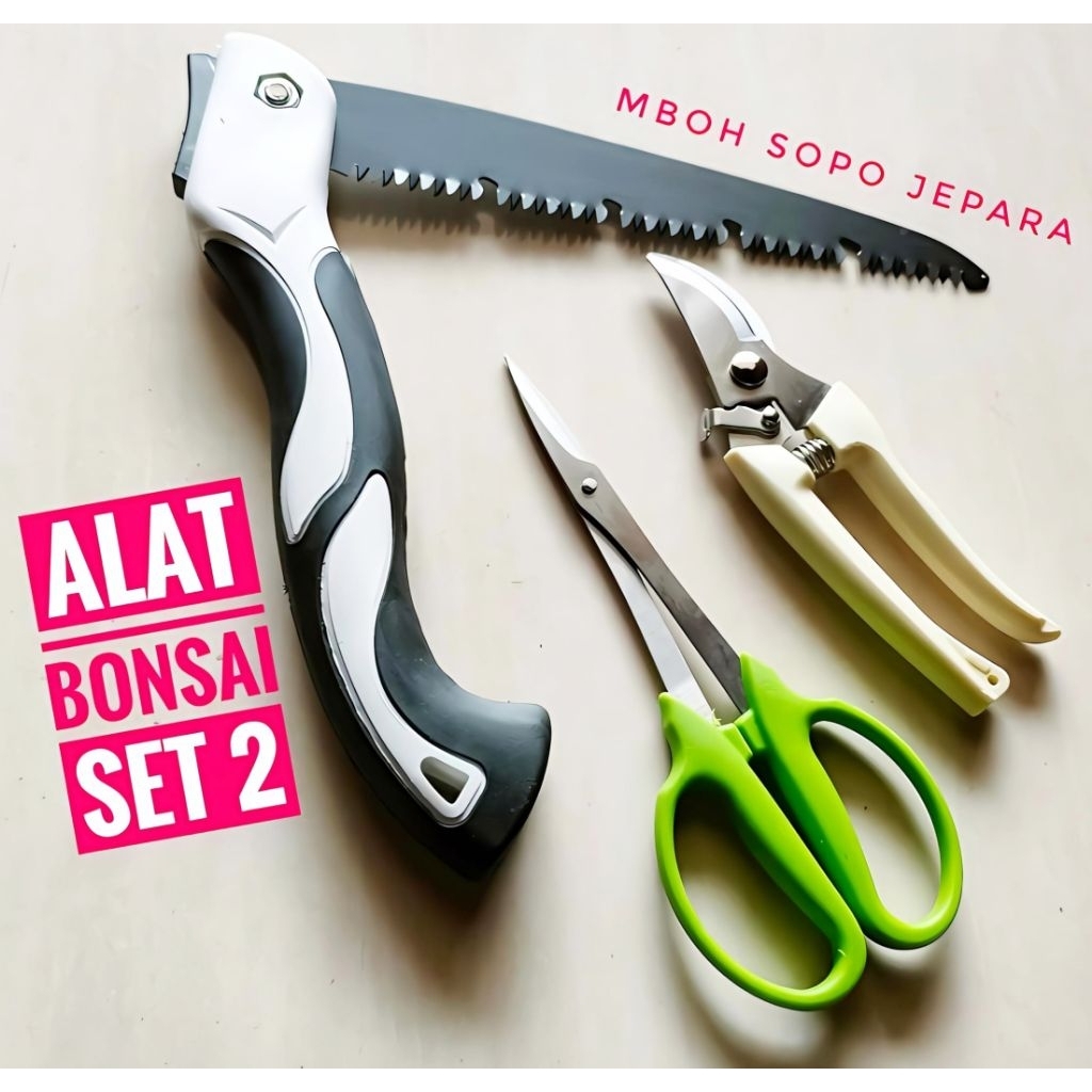 Satu Set 3 Alat Bonsai Import China, Set 2