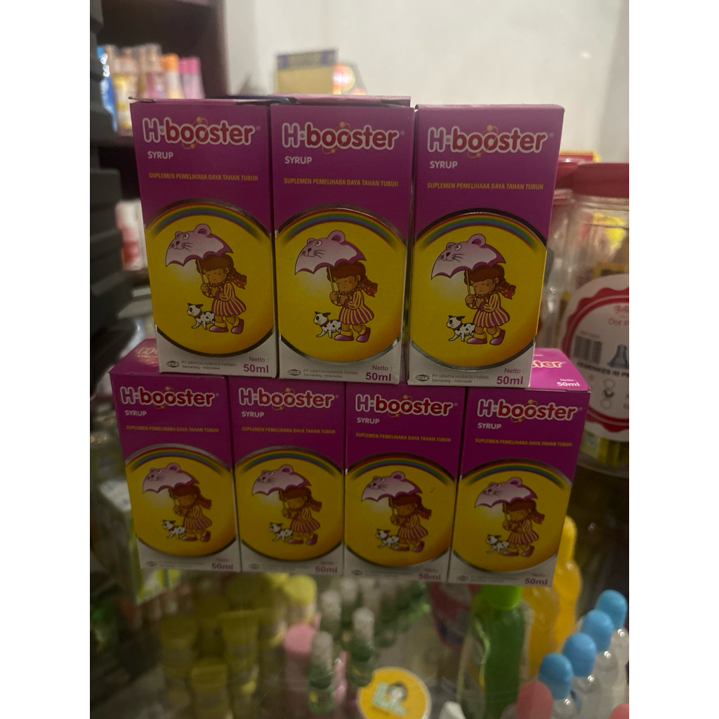 

H Booster syrup diskon parah dan free gift.