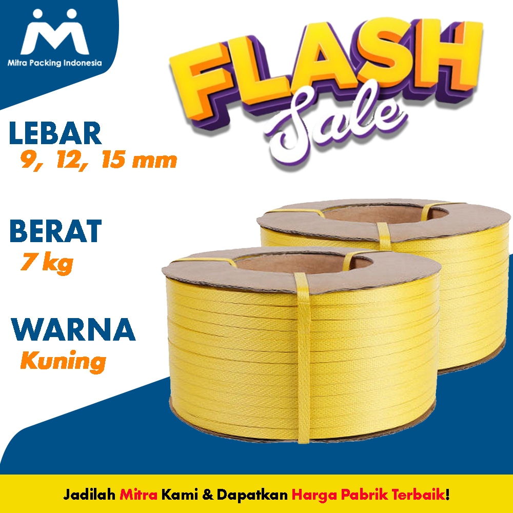 

Tali Strapping Band / Tali Klem 7 KG - Mitra Packing Indonesia
