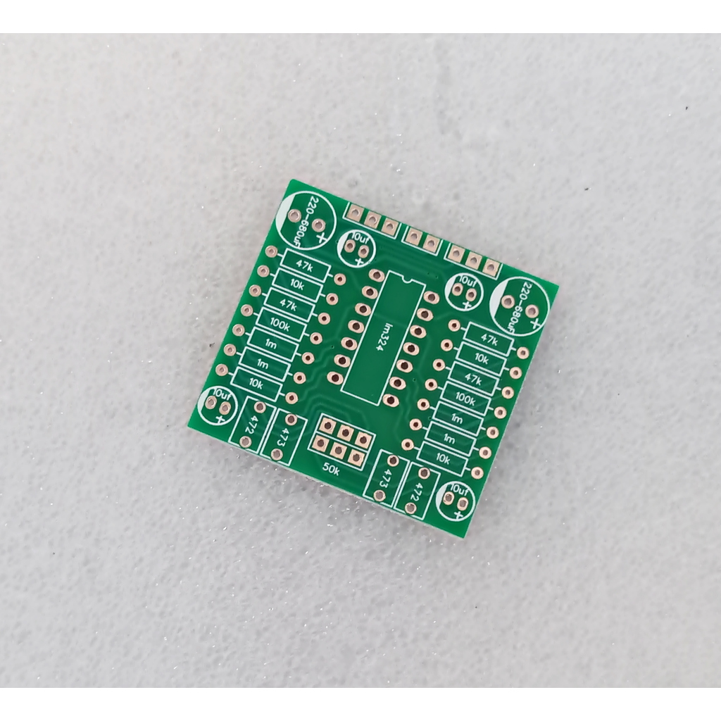 PCB Bass Booster LM324