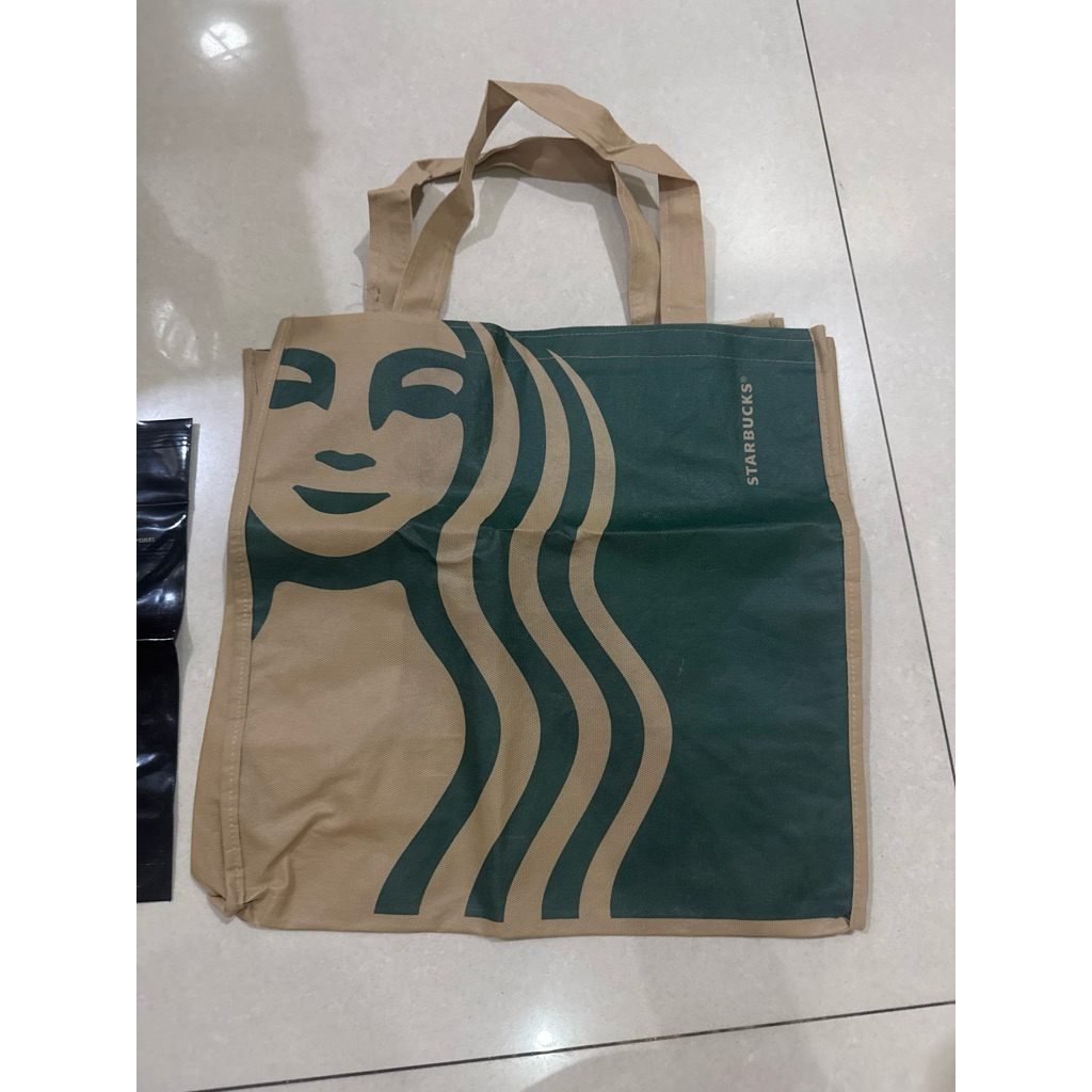 tas kain starbucks jumbo paling besar