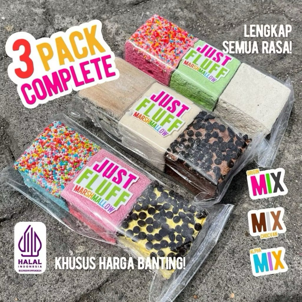 

[SATUAN] JUST FLUFF Gourmet Marsmellow Mix